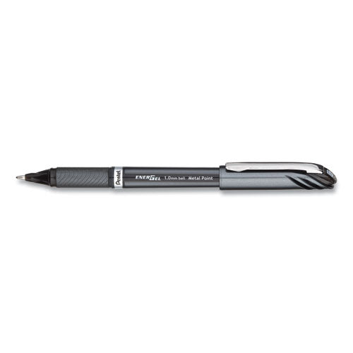 Pentel® wholesale. PENTEL Energel Nv Stick Gel Pen, 1 Mm Metal Tip, Black Ink-barrel, Dozen. HSD Wholesale: Janitorial Supplies, Breakroom Supplies, Office Supplies.