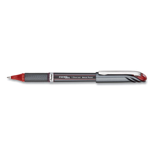 Pentel® wholesale. PENTEL Energel Nv Stick Gel Pen, 1 Mm Metal Tip, Red Ink-barrel, Dozen. HSD Wholesale: Janitorial Supplies, Breakroom Supplies, Office Supplies.