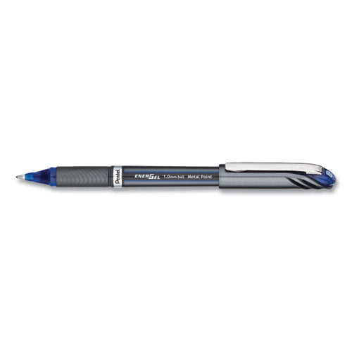 Pentel® wholesale. PENTEL Energel Nv Stick Gel Pen, 1 Mm Metal Tip, Blue Ink-barrel, Dozen. HSD Wholesale: Janitorial Supplies, Breakroom Supplies, Office Supplies.