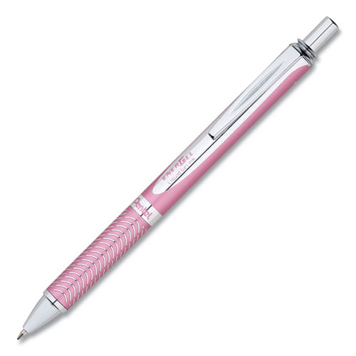 Pentel® wholesale. PENTEL Energel Alloy Rt Retractable Gel Pen, Medium 0.7mm, Black Ink, Pink Barrel. HSD Wholesale: Janitorial Supplies, Breakroom Supplies, Office Supplies.