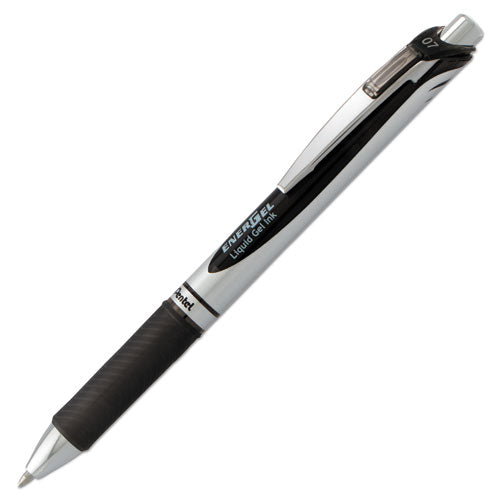 Pentel® wholesale. PENTEL Energel Rtx Retractable Gel Pen, Medium 0.7 Mm, Black Ink, Black-gray Barrel. HSD Wholesale: Janitorial Supplies, Breakroom Supplies, Office Supplies.