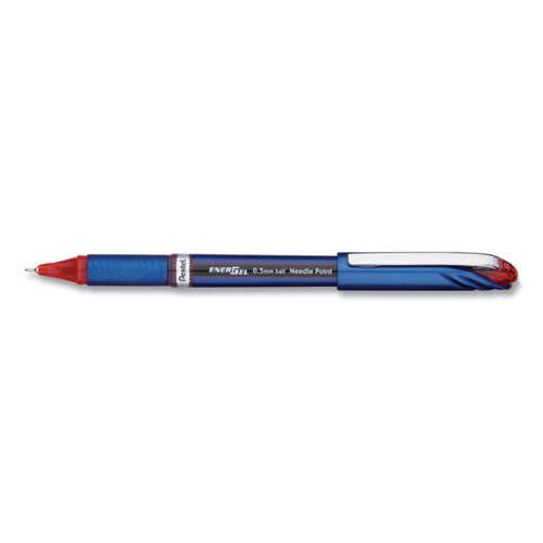Pentel® wholesale. PENTEL Energel Nv Stick Gel Pen, 0.5 Mm Needle Tip, Red Ink-barrel, Dozen. HSD Wholesale: Janitorial Supplies, Breakroom Supplies, Office Supplies.