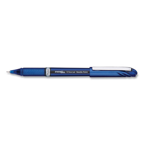 Pentel® wholesale. PENTEL Energel Nv Stick Gel Pen, 0.5 Mm Needle Tip, Blue Ink-barrel, Dozen. HSD Wholesale: Janitorial Supplies, Breakroom Supplies, Office Supplies.