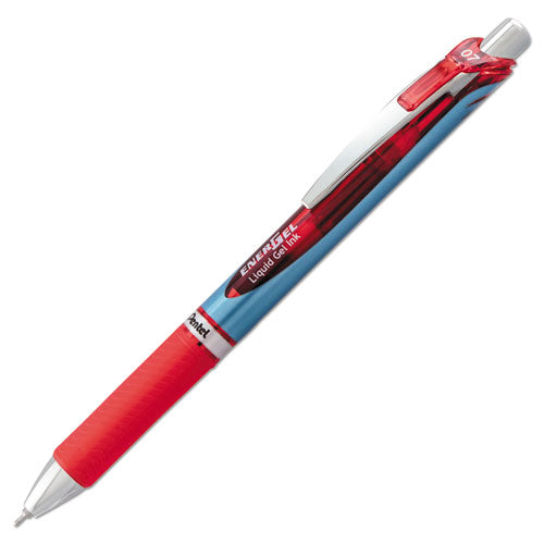 Pentel® wholesale. PENTEL Energel Rtx Retractable Gel Pen, Medium 0.7 Mm, Red Ink, Red-gray Barrel. HSD Wholesale: Janitorial Supplies, Breakroom Supplies, Office Supplies.