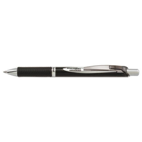 Pentel® wholesale. PENTEL Energel Pro Retractable Gel Pen, Medium 0.7mm, Black Ink, Black Barrel. HSD Wholesale: Janitorial Supplies, Breakroom Supplies, Office Supplies.