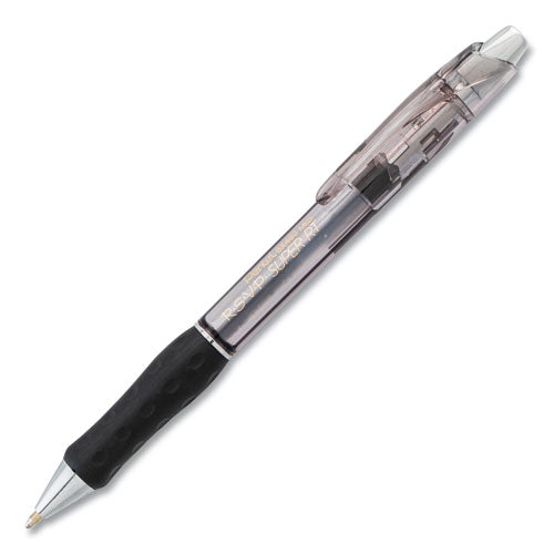 Pentel® wholesale. PENTEL RSVP Super Rt Retractable Ballpoint Pen, 1 Mm, Black Ink-barrel, Dozen. HSD Wholesale: Janitorial Supplies, Breakroom Supplies, Office Supplies.