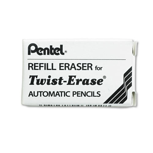 Pentel® wholesale. PENTEL Eraser Refill For Pentel Twist-erase Mechanical Pencils, 3-tube. HSD Wholesale: Janitorial Supplies, Breakroom Supplies, Office Supplies.