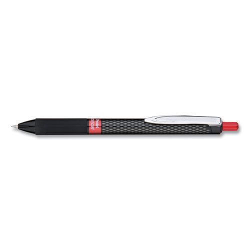 Pentel® wholesale. Oh! Gel Retractable Gel Pen, Medium 0.7mm, Red Ink, Black Barrel, Dozen. HSD Wholesale: Janitorial Supplies, Breakroom Supplies, Office Supplies.
