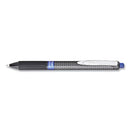 Pentel® wholesale. Oh! Gel Retractable Gel Pen, Medium 0.7mm, Blue Ink, Black Barrel, Dozen. HSD Wholesale: Janitorial Supplies, Breakroom Supplies, Office Supplies.