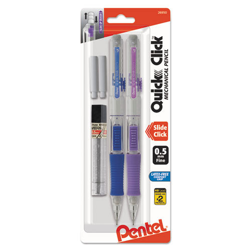 Pentel® wholesale. PENTEL Quick Click Mechanical Pencil, 0.5 Mm, Hb (