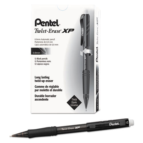 Pentel® wholesale. PENTEL Twist-erase Express Mechanical Pencil, 0.9 Mm, Hb (