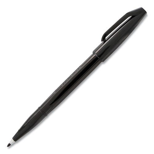 Pentel Arts® wholesale. Sign Pen Color Marker, Extra-fine Bullet Tip, Black, Dozen. HSD Wholesale: Janitorial Supplies, Breakroom Supplies, Office Supplies.
