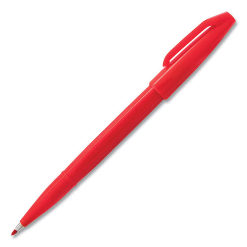Pentel Arts® wholesale. Sign Pen Color Marker, Extra-fine Bullet Tip, Red, Dozen. HSD Wholesale: Janitorial Supplies, Breakroom Supplies, Office Supplies.