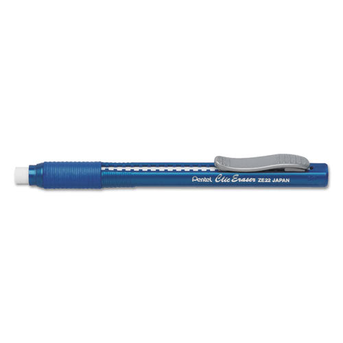 Pentel® wholesale. PENTEL Clic Eraser Grip Eraser, White Polyvinyl Chloride Eraser, Blue Barrel. HSD Wholesale: Janitorial Supplies, Breakroom Supplies, Office Supplies.