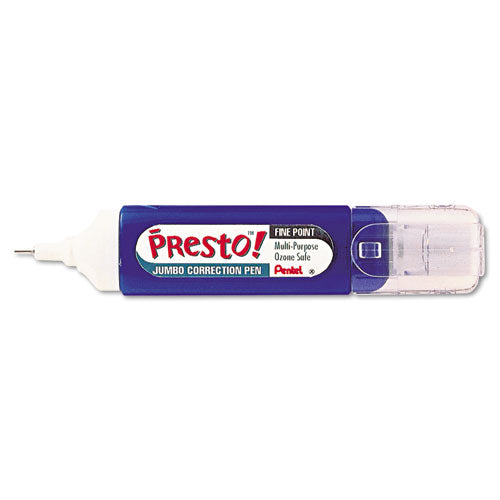 Pentel® wholesale. PENTEL Presto! Multipurpose Correction Pen, 12 Ml, White. HSD Wholesale: Janitorial Supplies, Breakroom Supplies, Office Supplies.