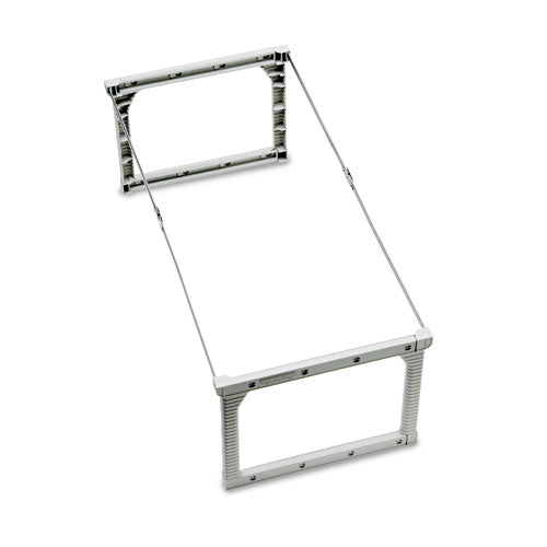 Pendaflex® wholesale. PENDAFLEX Plastic Snap-together Hanging Folder Frame, Legal-letter Size, 18" To 27" Long, White-silver Accents. HSD Wholesale: Janitorial Supplies, Breakroom Supplies, Office Supplies.