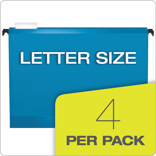 Pendaflex® wholesale. PENDAFLEX Surehook Hanging Pocket File, Letter Size, 1-5-cut Tab, Assorted, 4-pack. HSD Wholesale: Janitorial Supplies, Breakroom Supplies, Office Supplies.