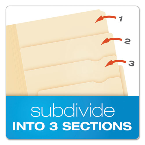 Pendaflex® wholesale. PENDAFLEX Divide It Up File Folders, 1-2-cut Tabs, Letter Size, Manila, 24-pack. HSD Wholesale: Janitorial Supplies, Breakroom Supplies, Office Supplies.