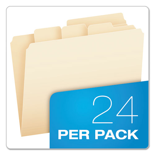 Pendaflex® wholesale. PENDAFLEX Divide It Up File Folders, 1-2-cut Tabs, Letter Size, Manila, 24-pack. HSD Wholesale: Janitorial Supplies, Breakroom Supplies, Office Supplies.