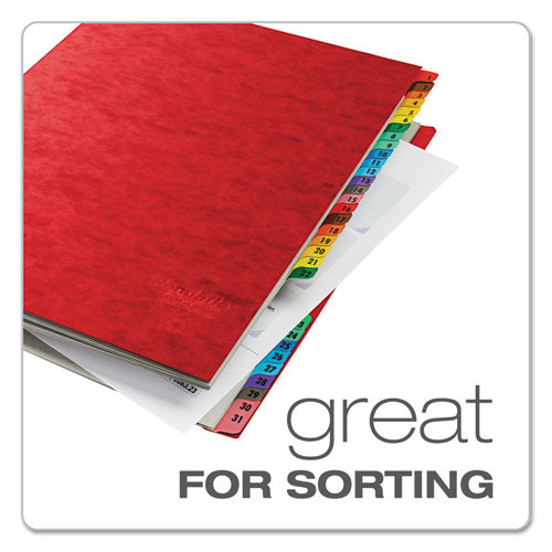 Pendaflex® wholesale. Expanding Desk File, 31 Dividers, Dates, Letter-size, Red Cover. HSD Wholesale: Janitorial Supplies, Breakroom Supplies, Office Supplies.