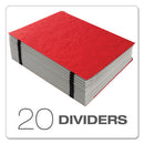 Pendaflex® wholesale. Expanding Desk File, 23 Dividers, Alpha, Letter-size, Red Cover. HSD Wholesale: Janitorial Supplies, Breakroom Supplies, Office Supplies.
