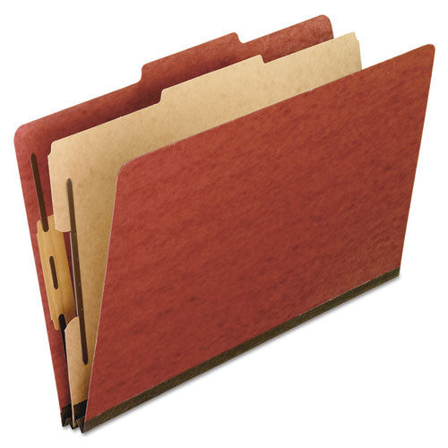 Pendaflex® wholesale. PENDAFLEX Four-, Six-, And Eight-section Pressboard Classification Folders, 1 Divider, Embedded Fasteners, Letter Size, Red, 10-box. HSD Wholesale: Janitorial Supplies, Breakroom Supplies, Office Supplies.