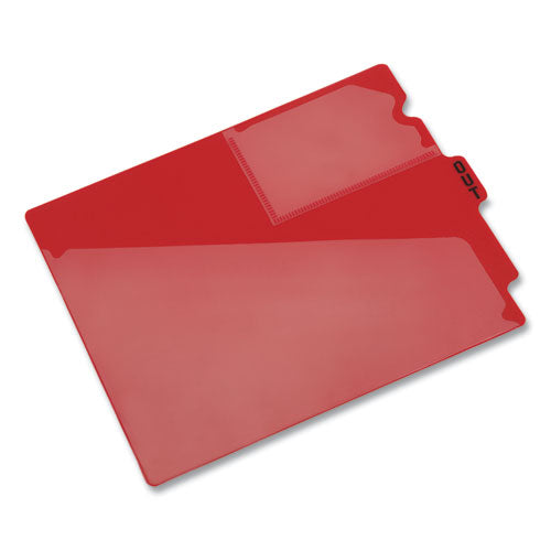 Pendaflex® wholesale. PENDAFLEX Colored Poly Out Guides With Center Tab, 1-3-cut End Tab, Out, 8.5 X 11, Red, 50-box. HSD Wholesale: Janitorial Supplies, Breakroom Supplies, Office Supplies.