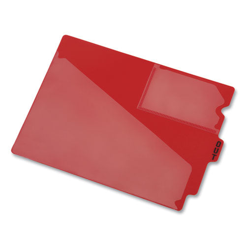 Pendaflex® wholesale. PENDAFLEX Colored Poly Out Guides With Center Tab, 1-3-cut End Tab, Out, 8.5 X 11, Red, 50-box. HSD Wholesale: Janitorial Supplies, Breakroom Supplies, Office Supplies.