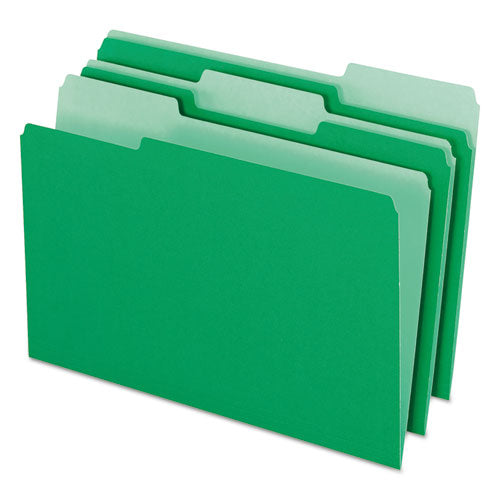 Pendaflex® wholesale. PENDAFLEX Colored File Folders, 1-3-cut Tabs, Legal Size, Green-light Green, 100-box. HSD Wholesale: Janitorial Supplies, Breakroom Supplies, Office Supplies.