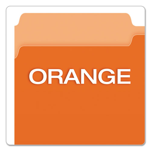 Pendaflex® wholesale. PENDAFLEX Colored File Folders, 1-3-cut Tabs, Legal Size, Orange-light Orange, 100-box. HSD Wholesale: Janitorial Supplies, Breakroom Supplies, Office Supplies.