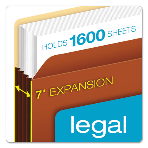 Pendaflex® wholesale. PENDAFLEX Heavy-duty File Pockets, 7" Expansion, Legal Size, Redrope, 5-box. HSD Wholesale: Janitorial Supplies, Breakroom Supplies, Office Supplies.