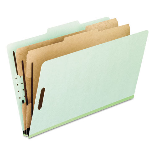 Pendaflex® wholesale. PENDAFLEX Four-, Six-, And Eight-section Pressboard Classification Folders, 2 Dividers, Embedded Fasteners, Letter Size, Green, 10-box. HSD Wholesale: Janitorial Supplies, Breakroom Supplies, Office Supplies.