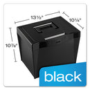 Pendaflex® wholesale. PENDAFLEX Portable Letter Size File Box, Letter Files, 13.5" X 10.25" X 10.88", Black. HSD Wholesale: Janitorial Supplies, Breakroom Supplies, Office Supplies.