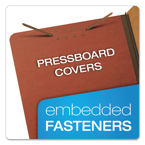 Pendaflex® wholesale. PENDAFLEX Four-, Six-, And Eight-section Pressboard Classification Folders, 2 Dividers, Embedded Fasteners, Legal Size, Red, 10-box. HSD Wholesale: Janitorial Supplies, Breakroom Supplies, Office Supplies.