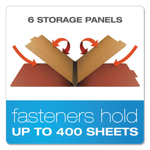 Pendaflex® wholesale. PENDAFLEX Four-, Six-, And Eight-section Pressboard Classification Folders, 2 Dividers, Embedded Fasteners, Legal Size, Red, 10-box. HSD Wholesale: Janitorial Supplies, Breakroom Supplies, Office Supplies.