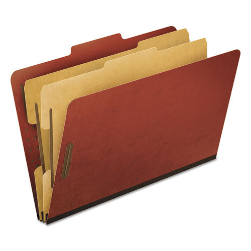 Pendaflex® wholesale. PENDAFLEX Four-, Six-, And Eight-section Pressboard Classification Folders, 2 Dividers, Embedded Fasteners, Legal Size, Red, 10-box. HSD Wholesale: Janitorial Supplies, Breakroom Supplies, Office Supplies.