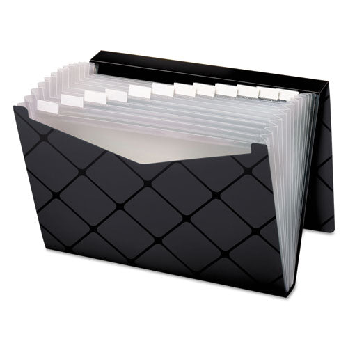 Pendaflex® wholesale. PENDAFLEX Poly Expanding File, 1.5" Expansion, 13 Sections, 1-13-cut Tab, Letter Size, Black. HSD Wholesale: Janitorial Supplies, Breakroom Supplies, Office Supplies.