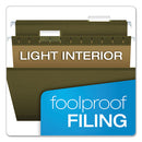 Pendaflex® wholesale. PENDAFLEX Reinforced Hanging File Folders, Letter Size, 1-5-cut Tab, Standard Green, 25-box. HSD Wholesale: Janitorial Supplies, Breakroom Supplies, Office Supplies.