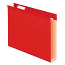 Pendaflex® wholesale. Extra Capacity Reinforced Hanging File Folders With Box Bottom, Letter Size, 1-5-cut Tab, Red, 25-box. HSD Wholesale: Janitorial Supplies, Breakroom Supplies, Office Supplies.