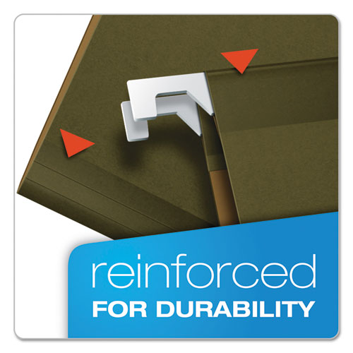 Pendaflex® wholesale. Extra Capacity Reinforced Hanging File Folders With Box Bottom, Letter Size, 1-5-cut Tab, Standard Green, 25-box. HSD Wholesale: Janitorial Supplies, Breakroom Supplies, Office Supplies.