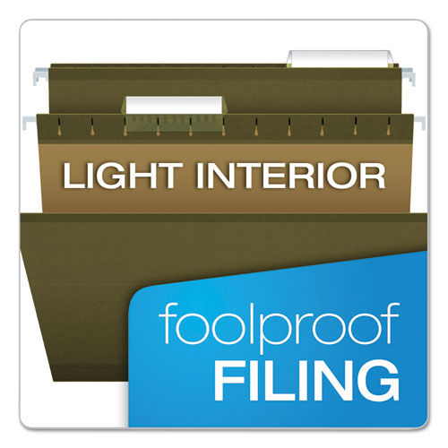 Pendaflex® wholesale. PENDAFLEX Reinforced Hanging File Folders, Legal Size, 1-3-cut Tab, Standard Green, 25-box. HSD Wholesale: Janitorial Supplies, Breakroom Supplies, Office Supplies.