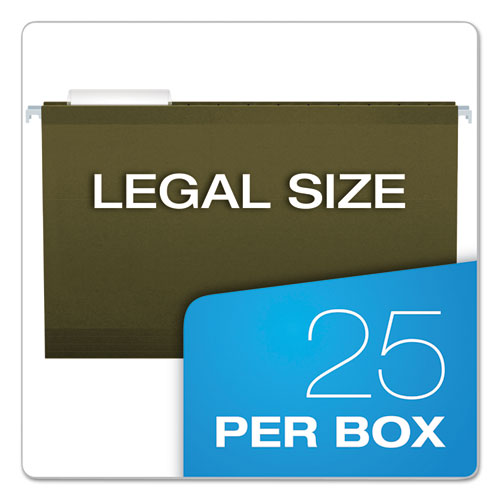 Pendaflex® wholesale. PENDAFLEX Reinforced Hanging File Folders, Legal Size, 1-3-cut Tab, Standard Green, 25-box. HSD Wholesale: Janitorial Supplies, Breakroom Supplies, Office Supplies.