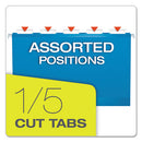 Pendaflex® wholesale. Extra Capacity Reinforced Hanging File Folders With Box Bottom, Legal Size, 1-5-cut Tab, Assorted, 25-box. HSD Wholesale: Janitorial Supplies, Breakroom Supplies, Office Supplies.