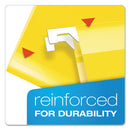 Pendaflex® wholesale. Extra Capacity Reinforced Hanging File Folders With Box Bottom, Legal Size, 1-5-cut Tab, Yellow, 25-box. HSD Wholesale: Janitorial Supplies, Breakroom Supplies, Office Supplies.