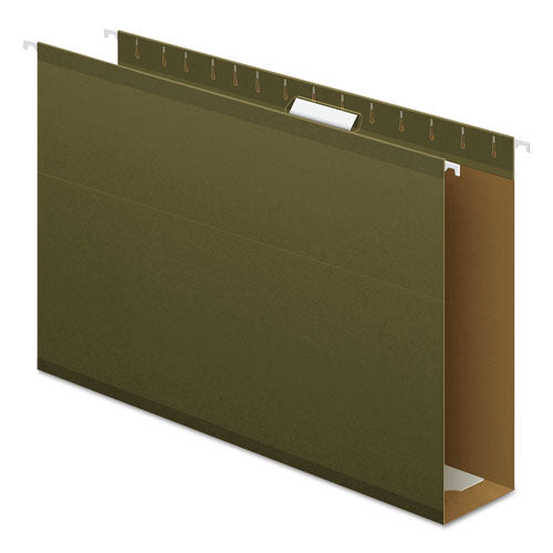 Pendaflex® wholesale. Extra Capacity Reinforced Hanging File Folders With Box Bottom, Legal Size, 1-5-cut Tab, Standard Green, 25-box. HSD Wholesale: Janitorial Supplies, Breakroom Supplies, Office Supplies.
