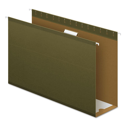 Pendaflex® wholesale. Extra Capacity Reinforced Hanging File Folders With Box Bottom, Legal Size, 1-5-cut Tab, Standard Green, 25-box. HSD Wholesale: Janitorial Supplies, Breakroom Supplies, Office Supplies.