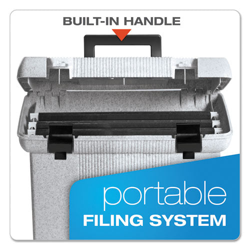 Pendaflex® wholesale. PENDAFLEX Portable File Boxes, Letter Files, 13.88" X 14" X 11.13", Granite. HSD Wholesale: Janitorial Supplies, Breakroom Supplies, Office Supplies.