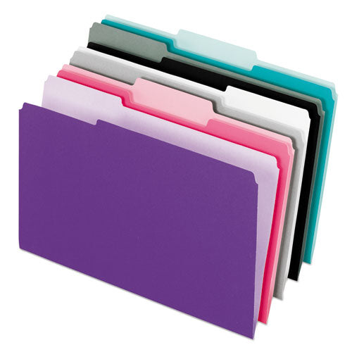 Pendaflex® wholesale. PENDAFLEX Interior File Folders, 1-3-cut Tabs, Letter Size, Assortment 1, 100-box. HSD Wholesale: Janitorial Supplies, Breakroom Supplies, Office Supplies.