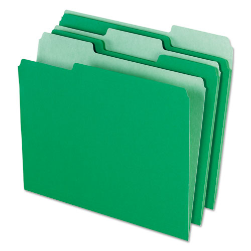 Pendaflex® wholesale. PENDAFLEX Interior File Folders, 1-3-cut Tabs, Letter Size, Bright Green, 100-box. HSD Wholesale: Janitorial Supplies, Breakroom Supplies, Office Supplies.