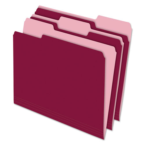 Pendaflex® wholesale. PENDAFLEX Interior File Folders, 1-3-cut Tabs, Letter Size, Burgundy, 100-box. HSD Wholesale: Janitorial Supplies, Breakroom Supplies, Office Supplies.